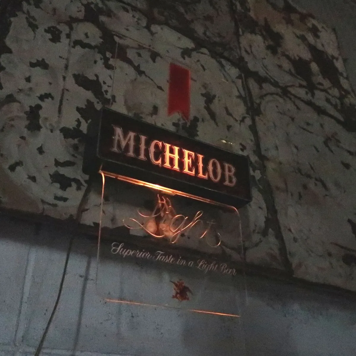 MICHELOB Light ビンテージ ライトサイン