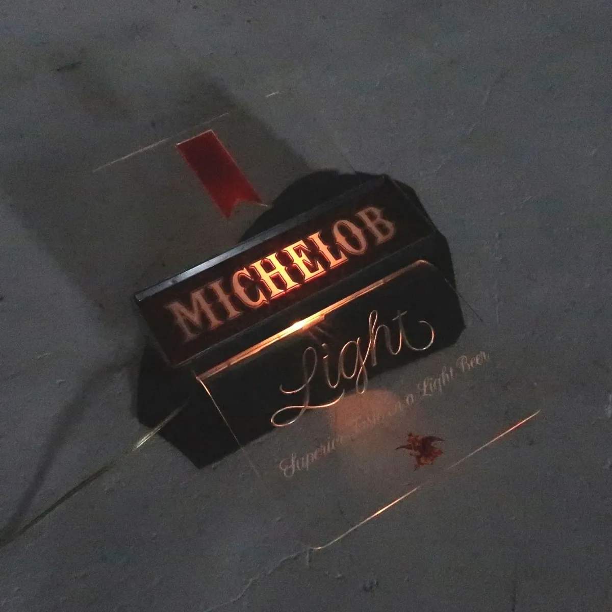MICHELOB Light ビンテージ ライトサイン