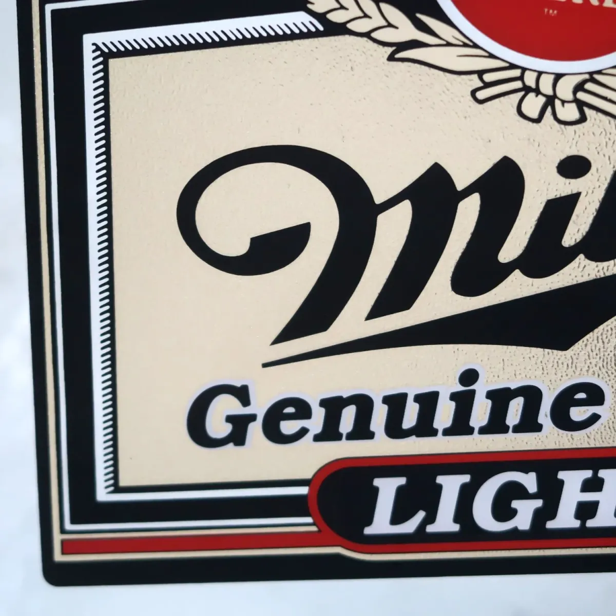 Miller LIGHT パブミラー