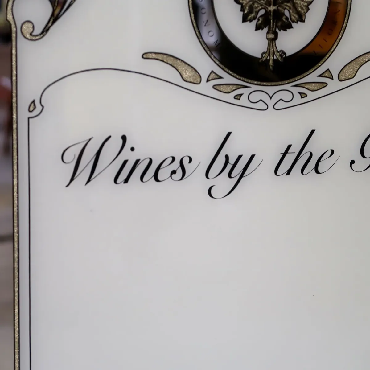 CLOS DU BOIS パブミラー メニューボード