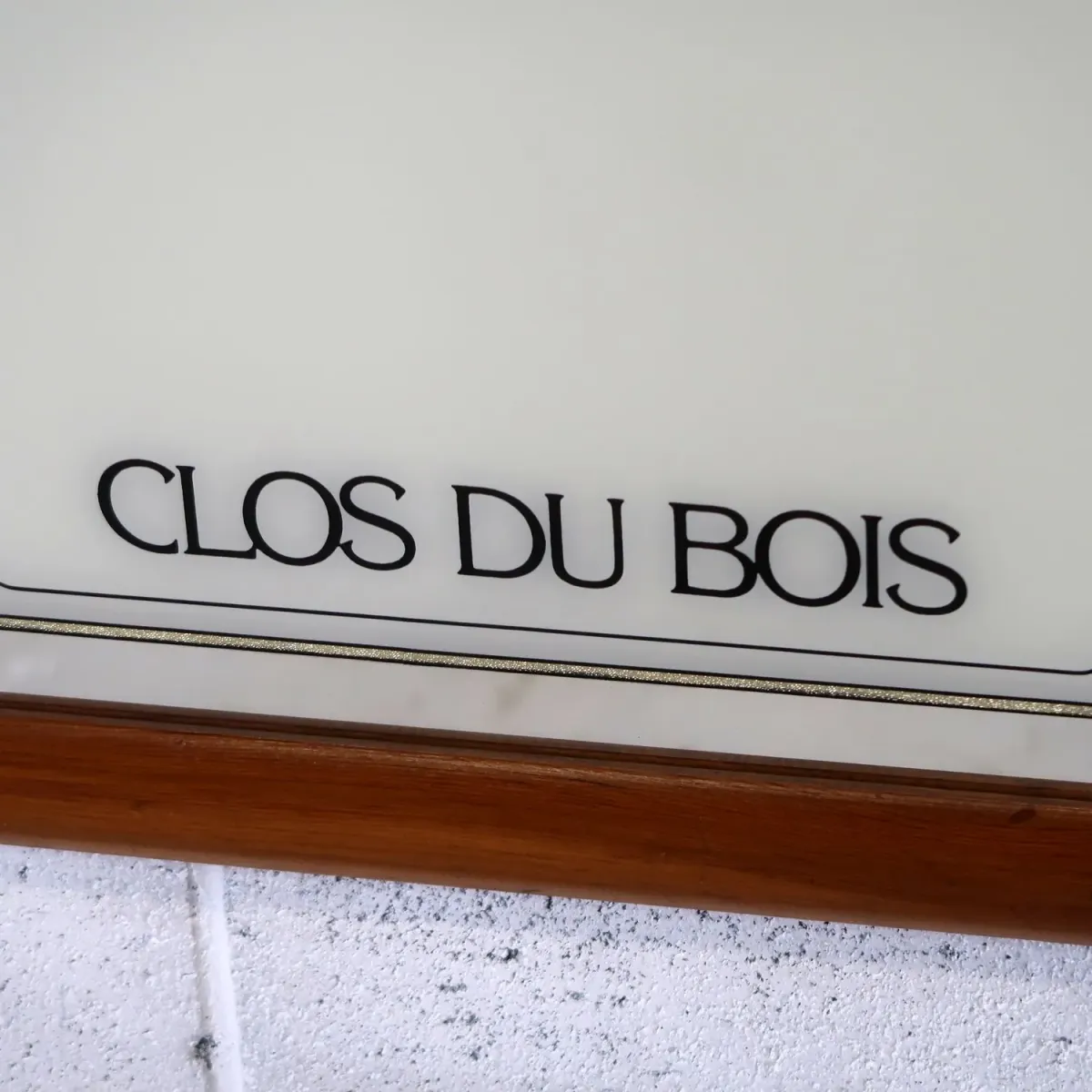 CLOS DU BOIS パブミラー メニューボード