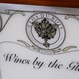 CLOS DU BOIS パブミラー メニューボード
