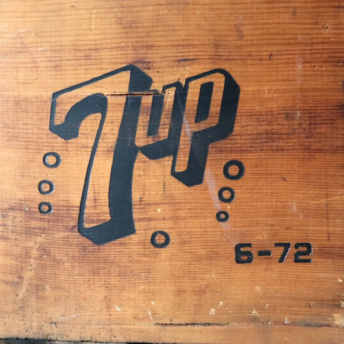7up ビンテージ ウッドボックス