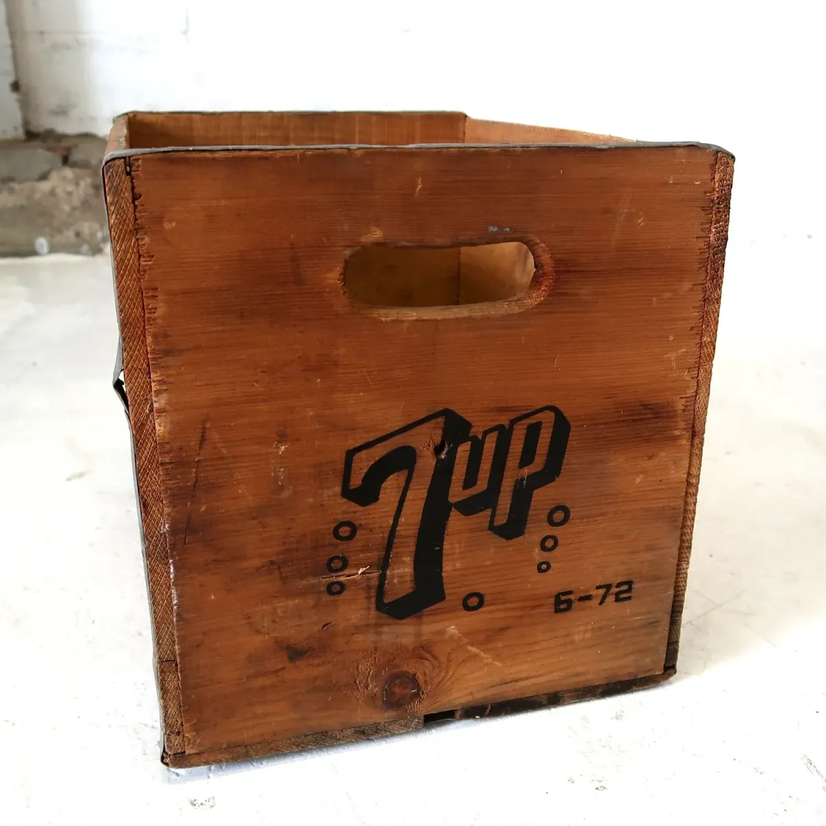 7up ビンテージ ウッドボックス