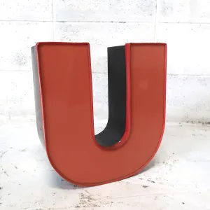 ビンテージ レターサイン U