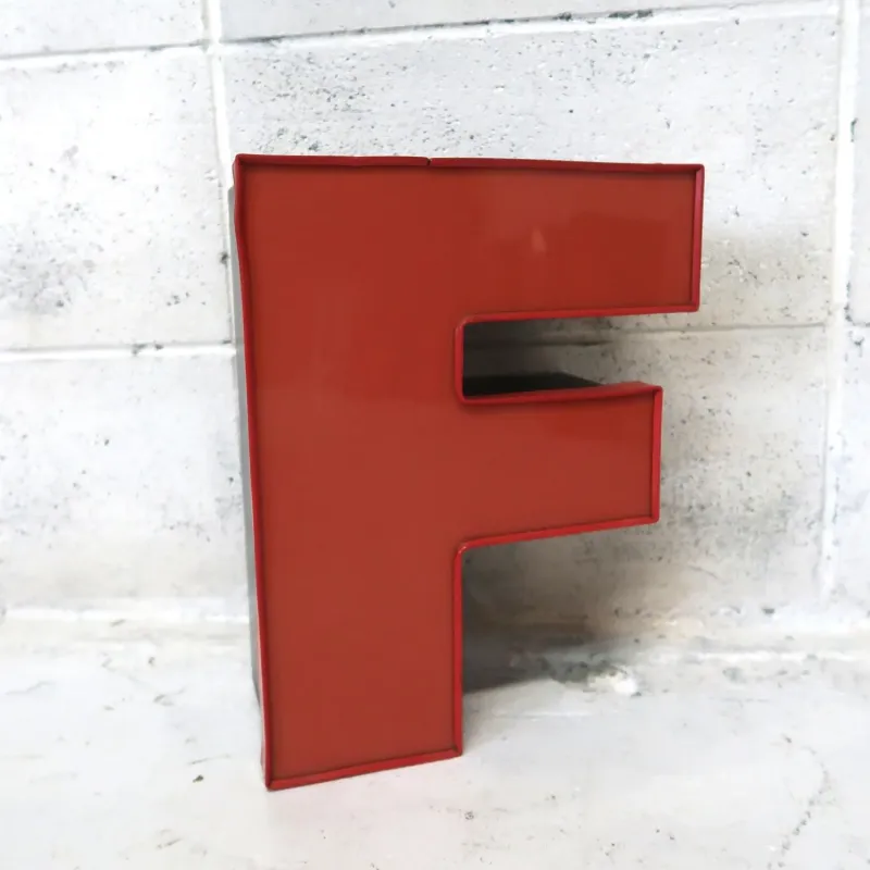 ビンテージ レターサイン F
