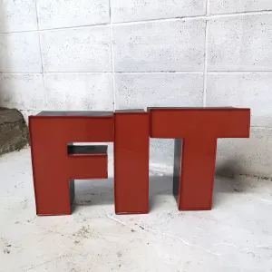 ビンテージ レターサイン F