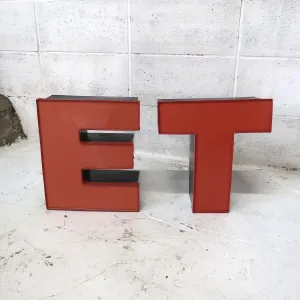 ビンテージ レターサイン E