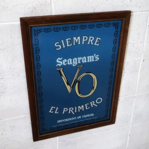 Seagram's VO ビンテージ パブミラー