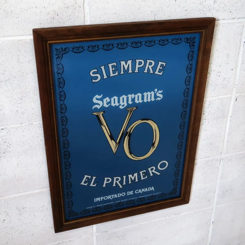 Seagram's VO ビンテージ パブミラー