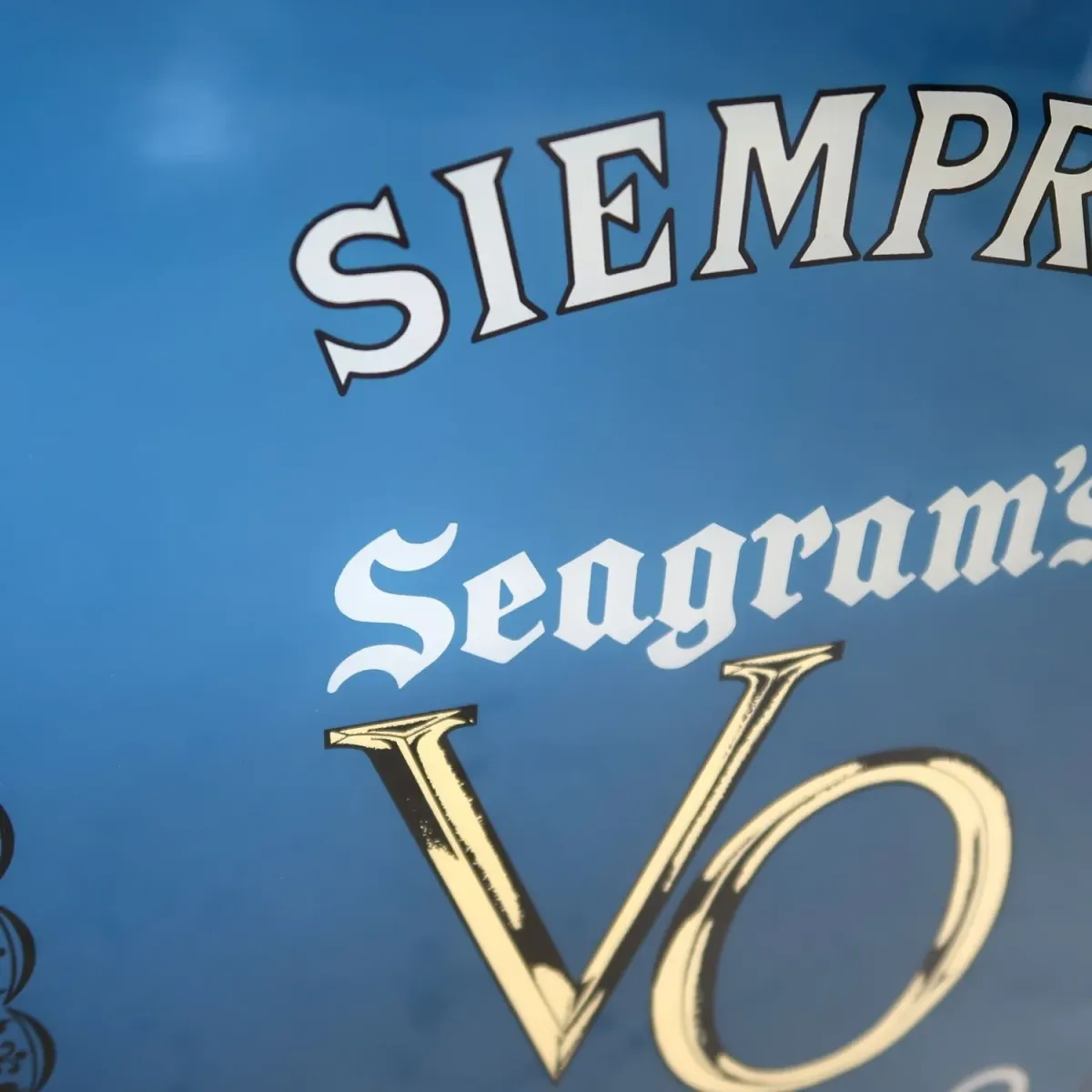 Seagram's VO ビンテージ パブミラー