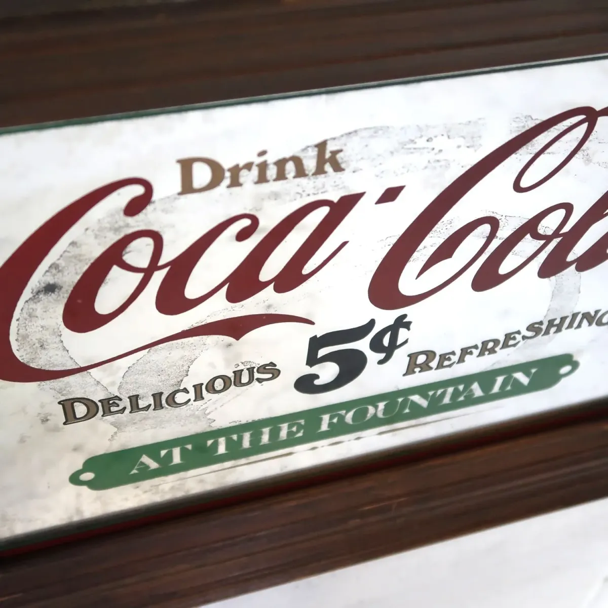 Coca Cola ビンテージ パブミラー