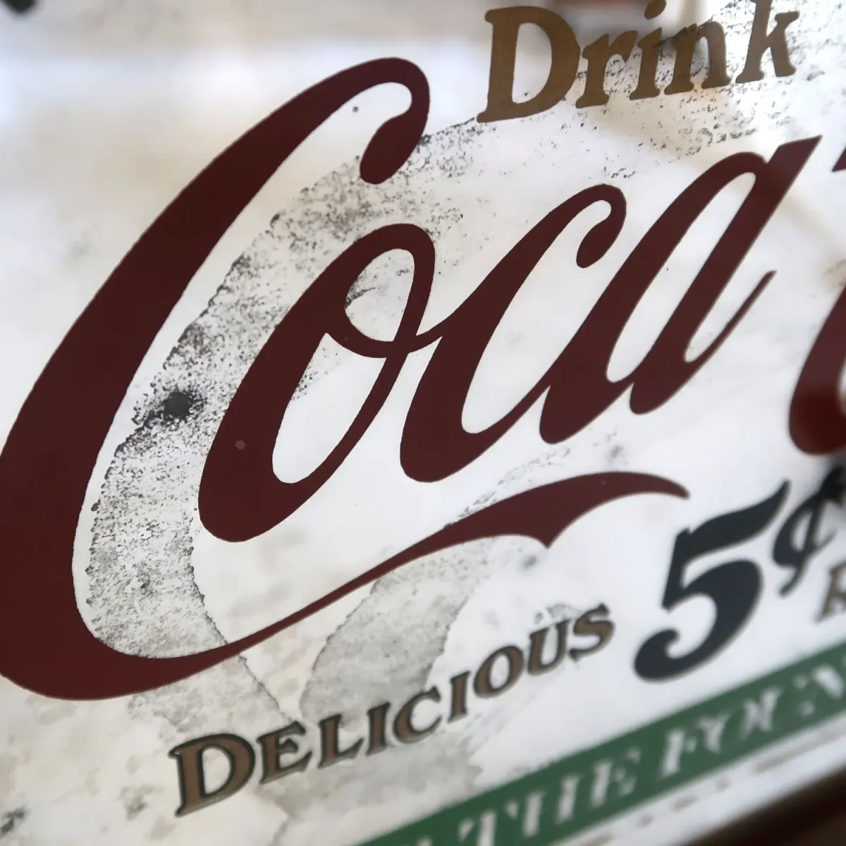 Coca Cola ビンテージ パブミラー
