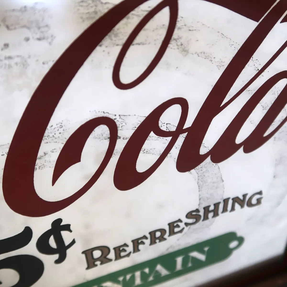 Coca Cola ビンテージ パブミラー