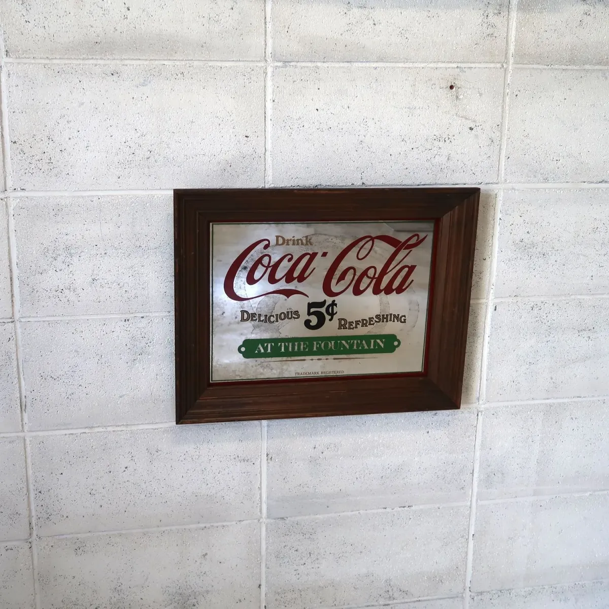 Coca Cola ビンテージ パブミラー