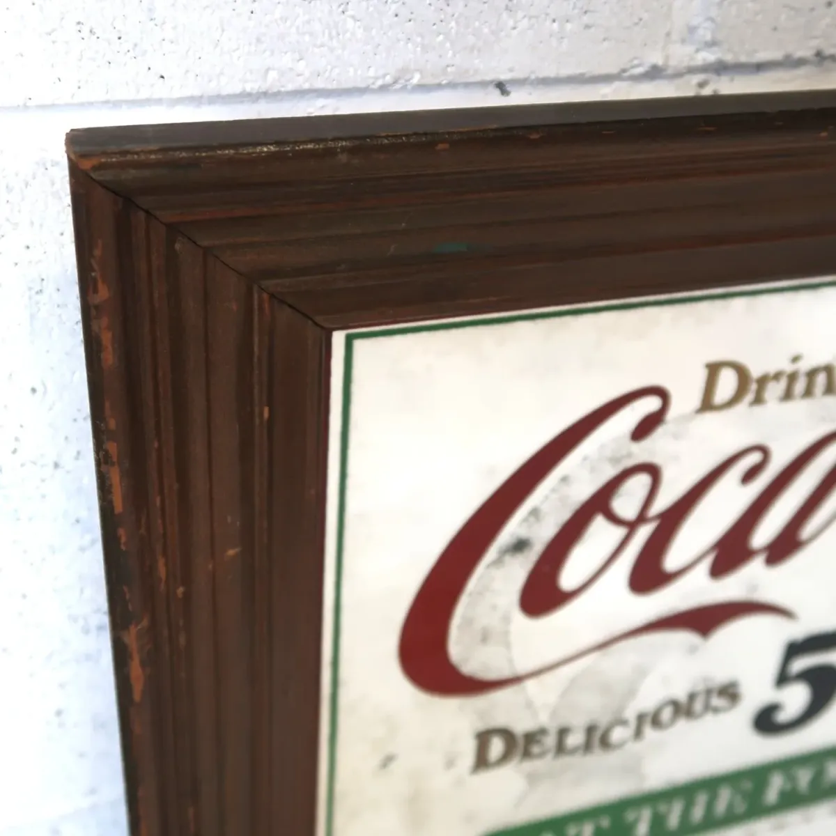 Coca Cola ビンテージ パブミラー