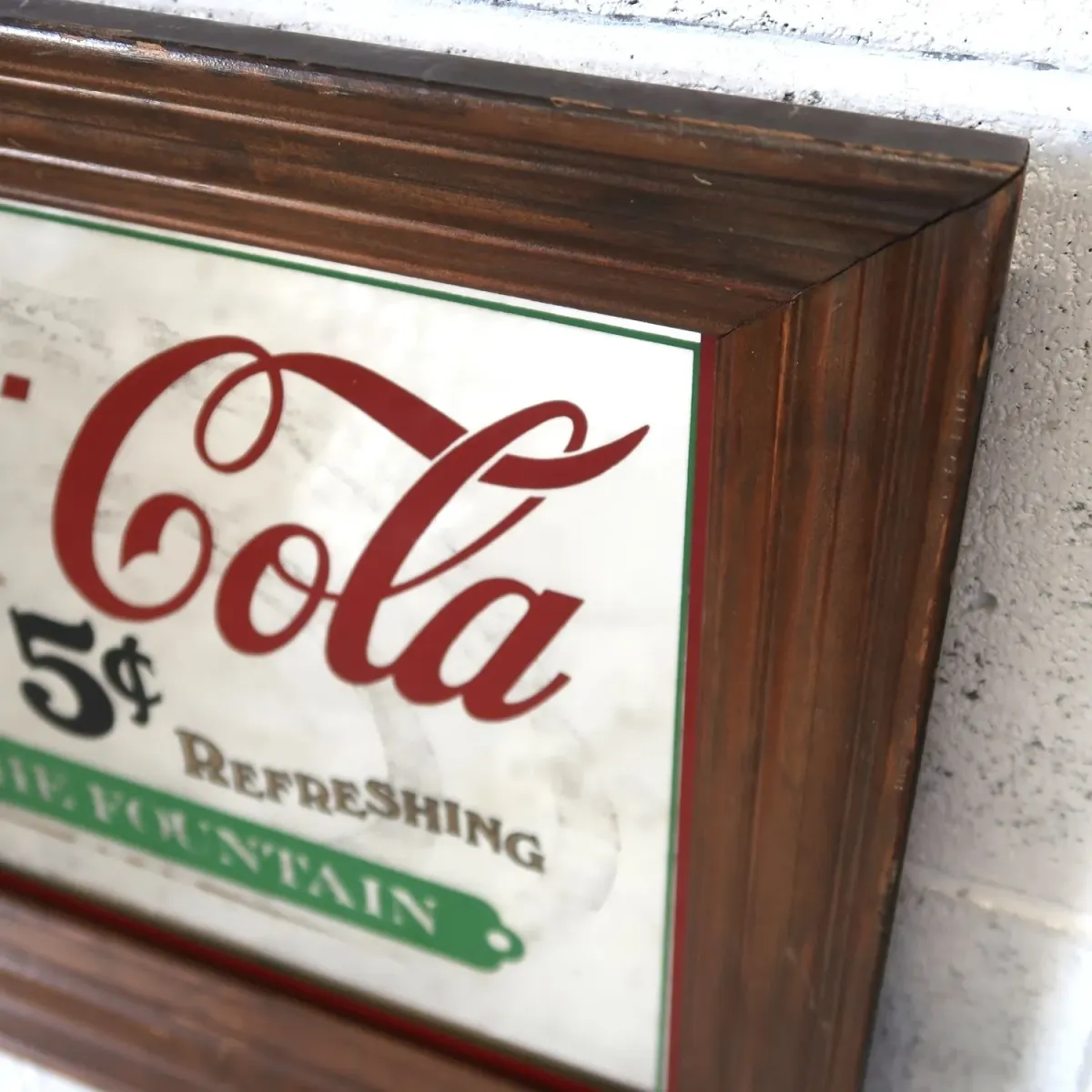Coca Cola ビンテージ パブミラー