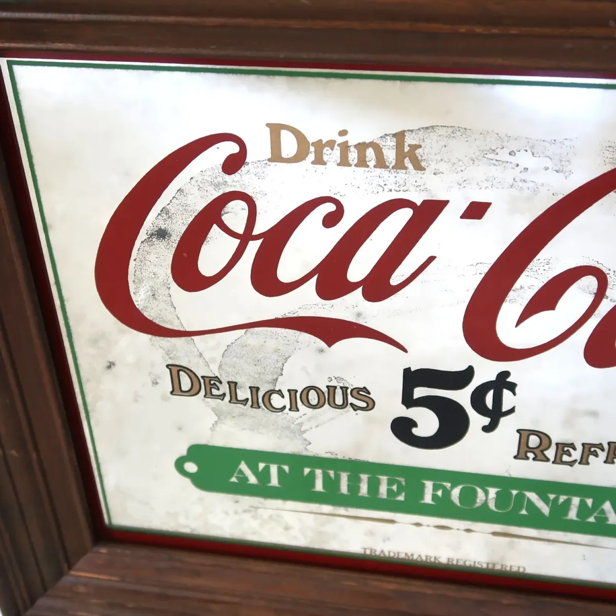 Coca Cola ビンテージ パブミラー