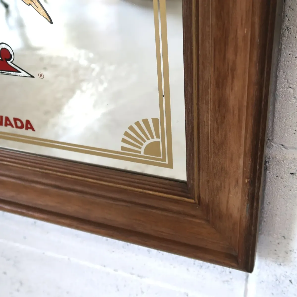 Budweiser ビンテージ パブミラー