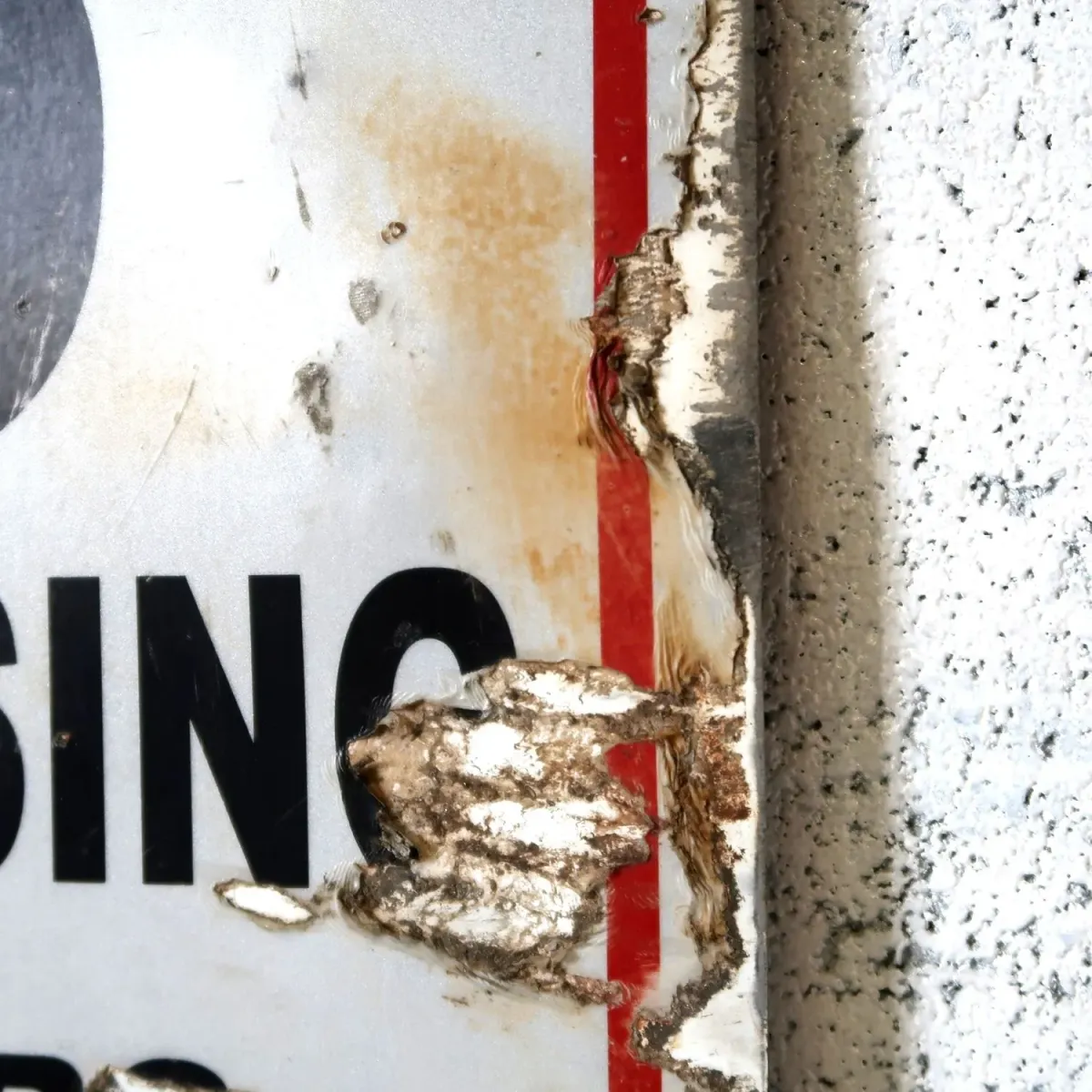 NO TRESPASSING メタルサイン