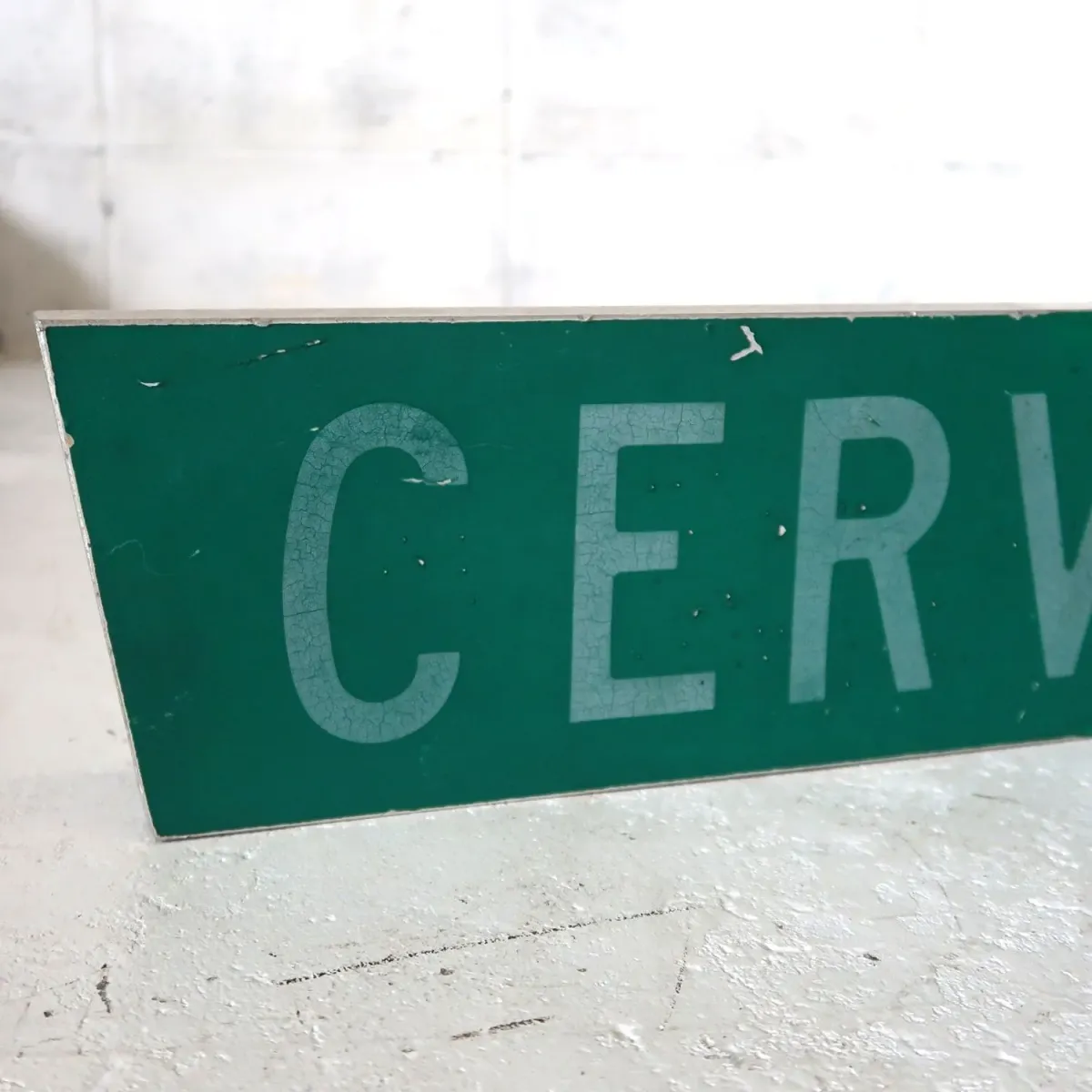 ビンテージ 両面ストリートサイン