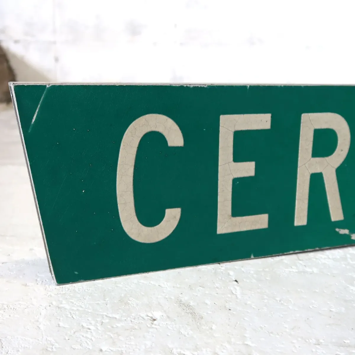 ビンテージ 両面ストリートサイン