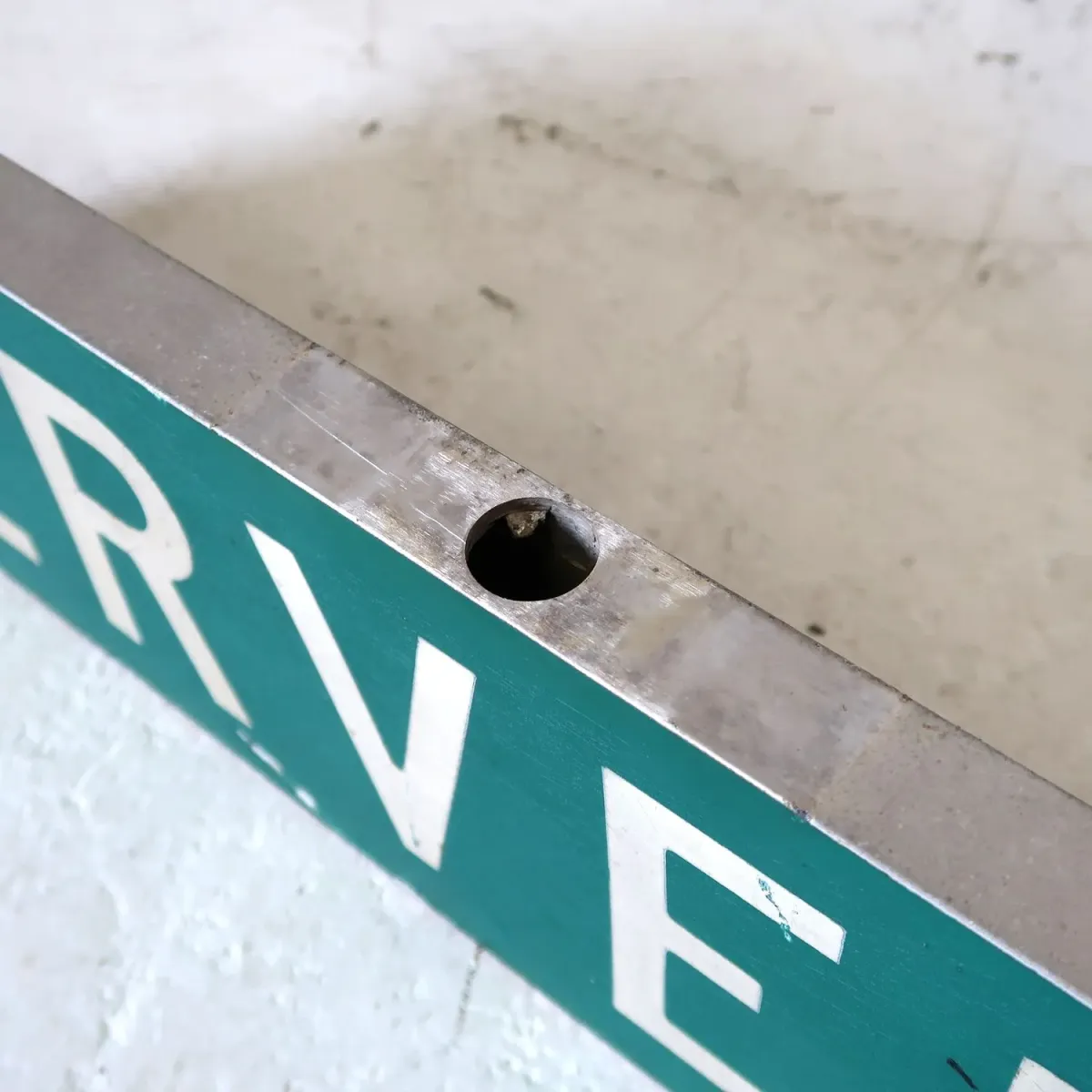 ビンテージ 両面ストリートサイン