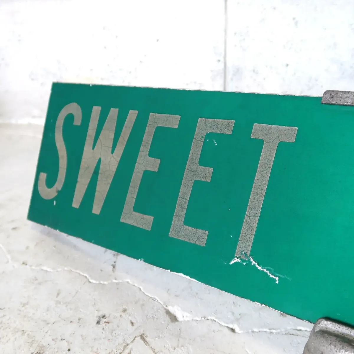 ビンテージ 2連 両面ストリートサイン