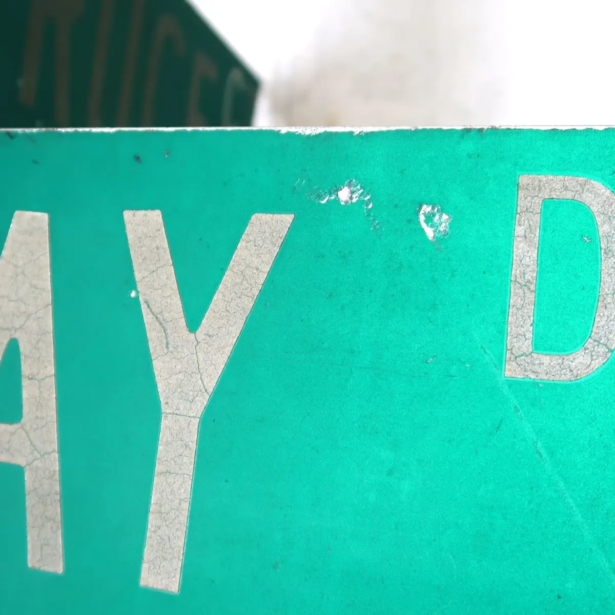 ビンテージ 2連 両面ストリートサイン