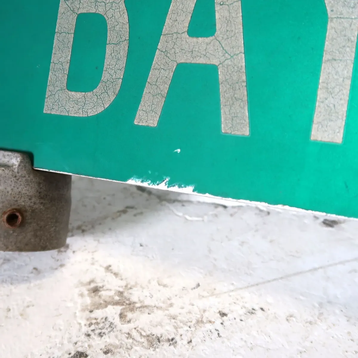 ビンテージ 2連 両面ストリートサイン