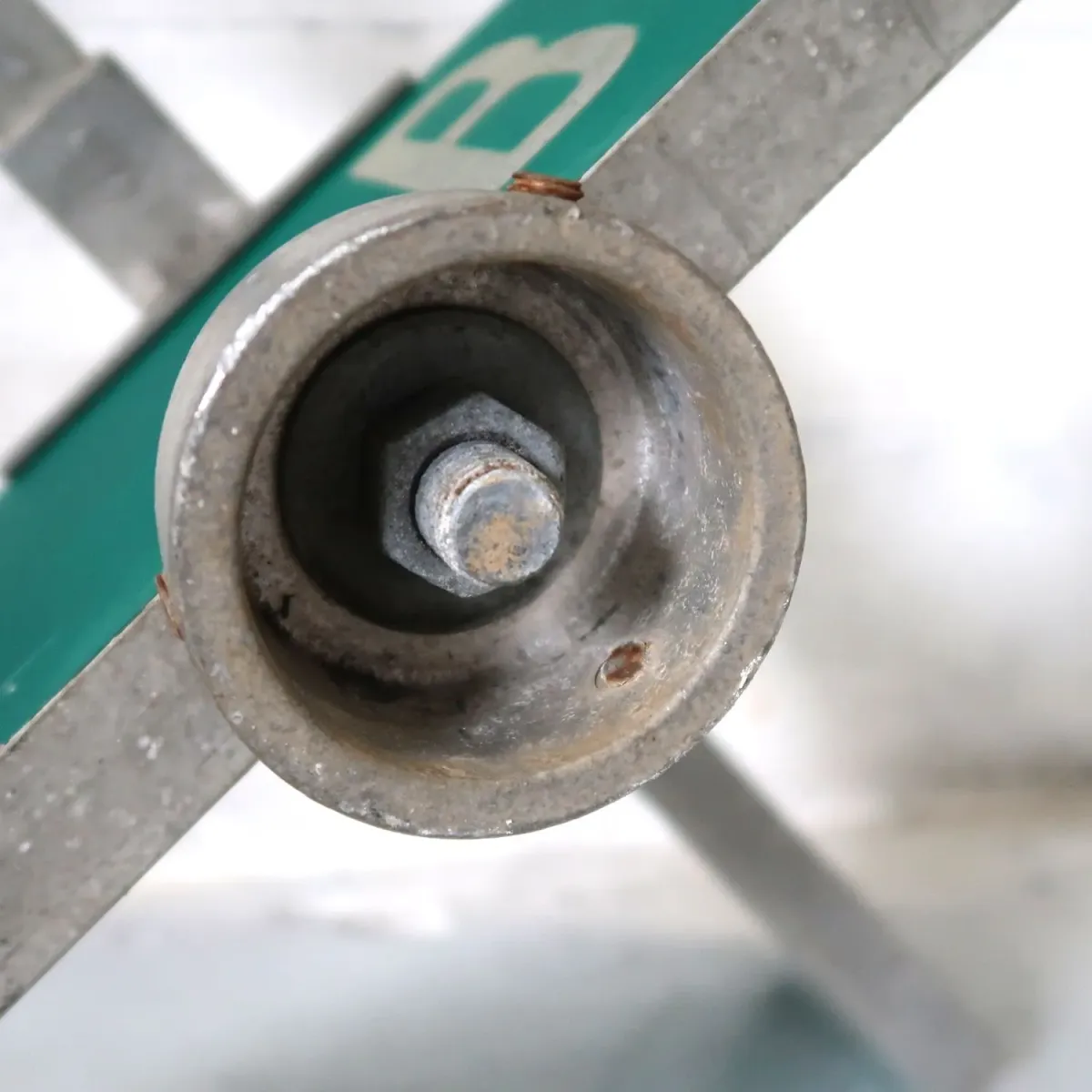 ビンテージ 2連 両面ストリートサイン