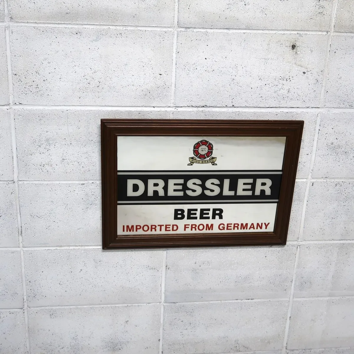 DRESSLER BEER ビンテージ パブミラー