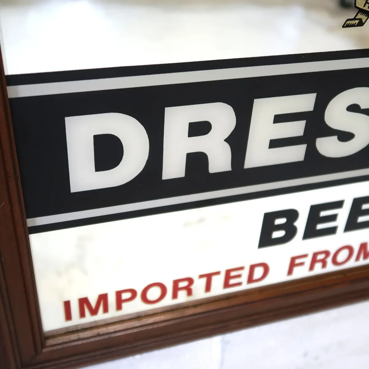 DRESSLER BEER ビンテージ パブミラー