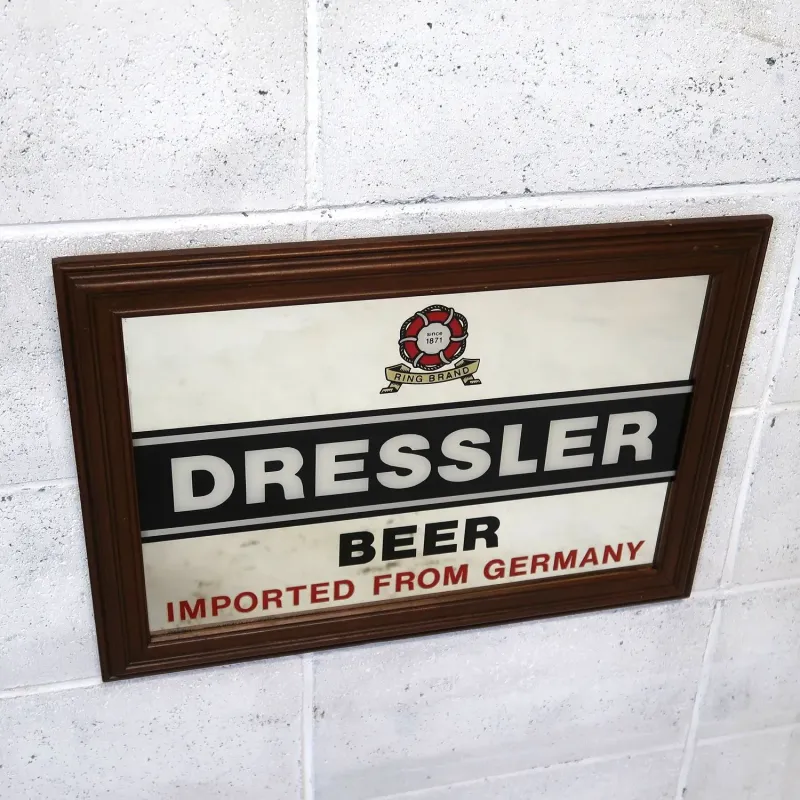 DRESSLER BEER ビンテージ パブミラー