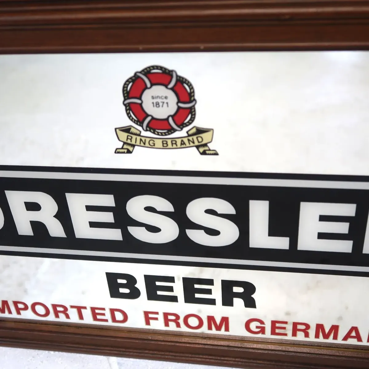 DRESSLER BEER ビンテージ パブミラー