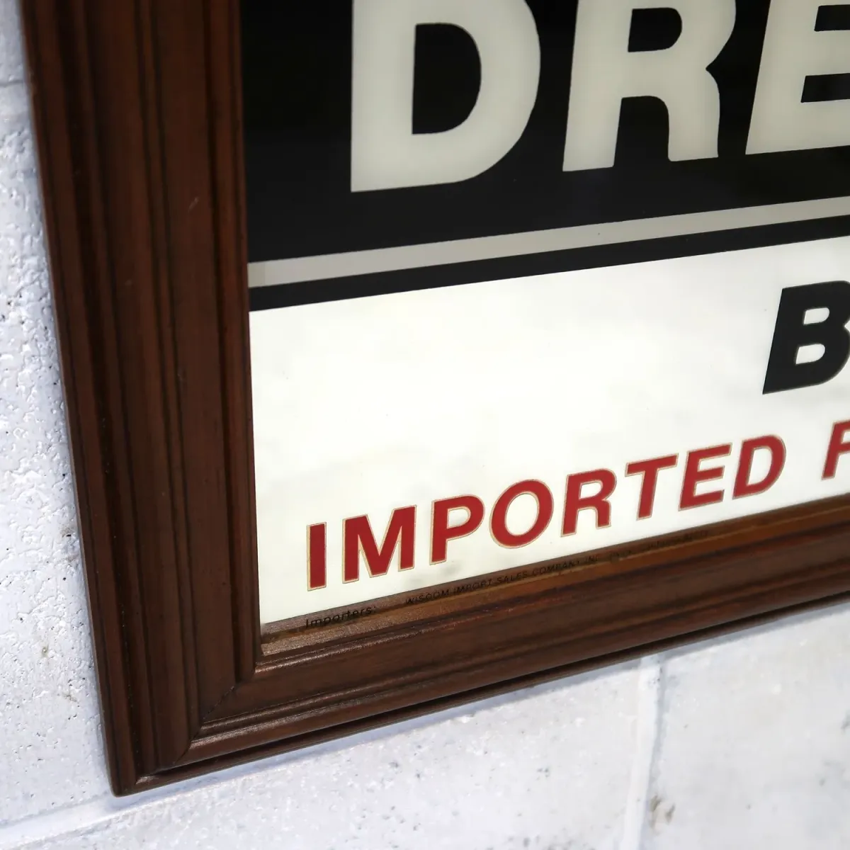 DRESSLER BEER ビンテージ パブミラー