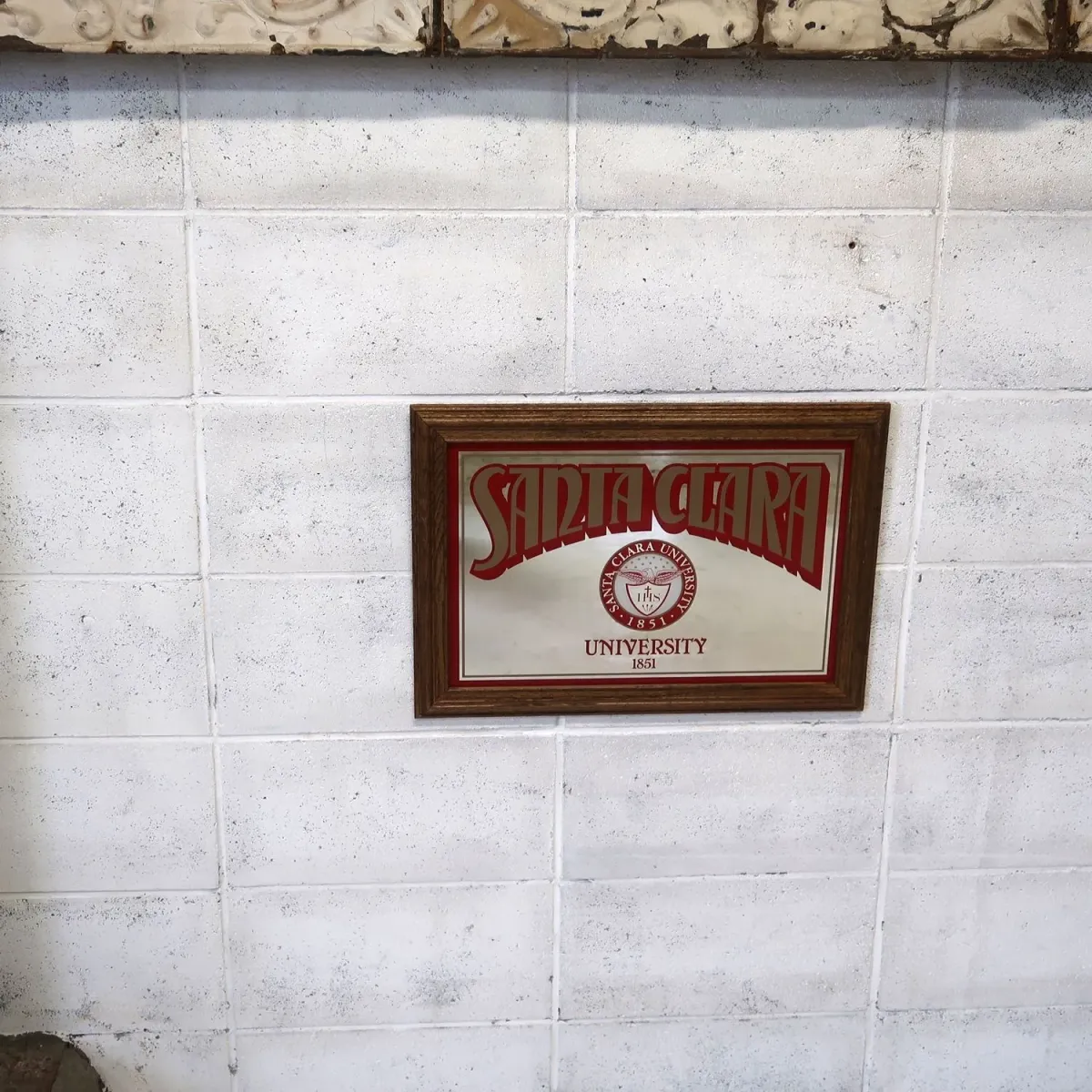 SANTA CLARA UNIVER SITY ビンテージ ミラー
