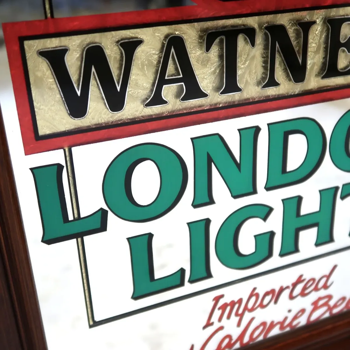 WATNEYS LONDON LIGHT ビンテージ パブミラー