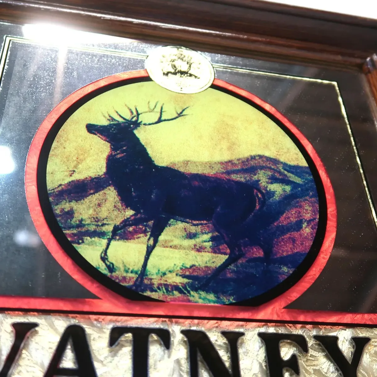 WATNEYS LONDON LIGHT ビンテージ パブミラー