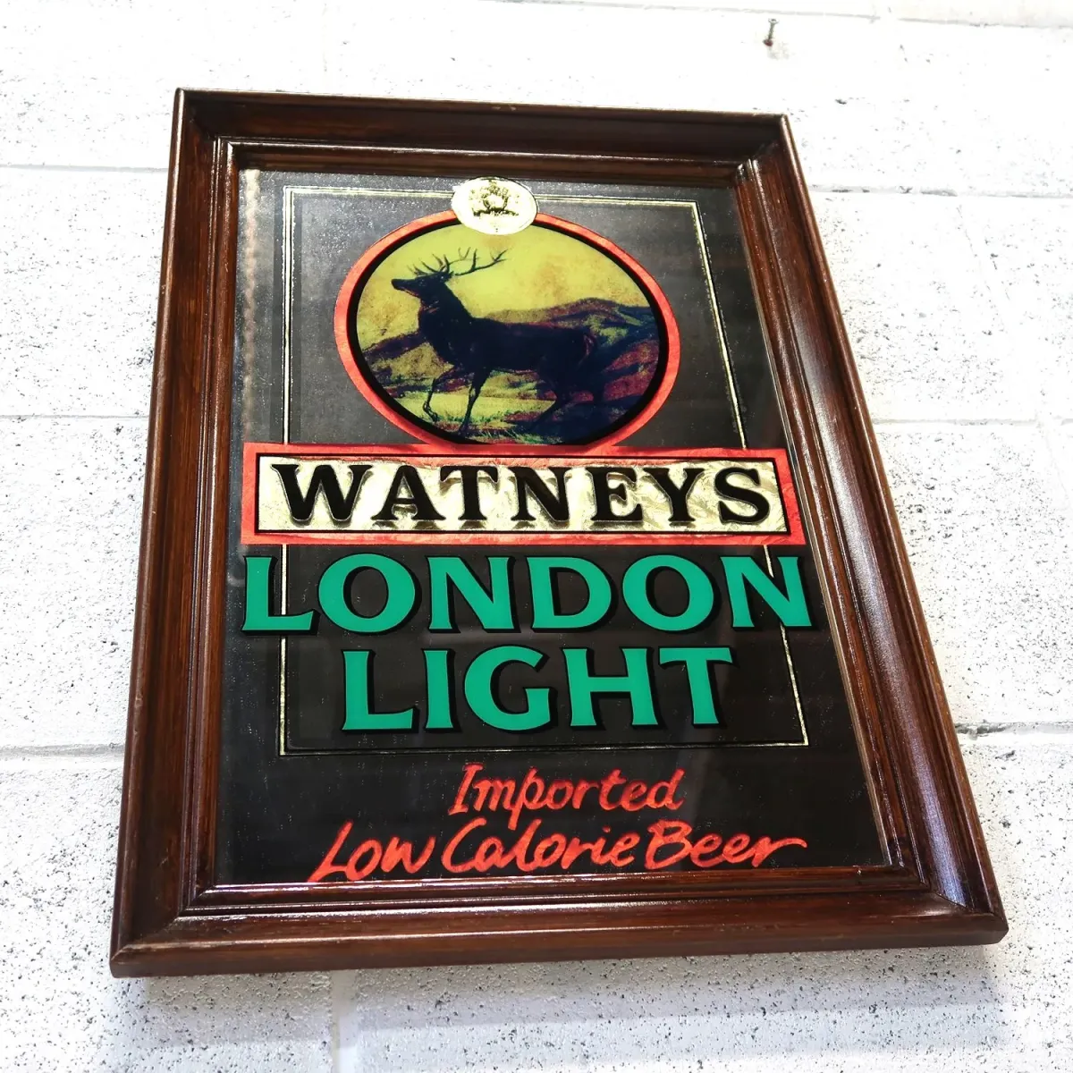 WATNEYS LONDON LIGHT ビンテージ パブミラー