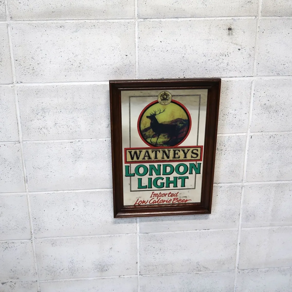 WATNEYS LONDON LIGHT ビンテージ パブミラー