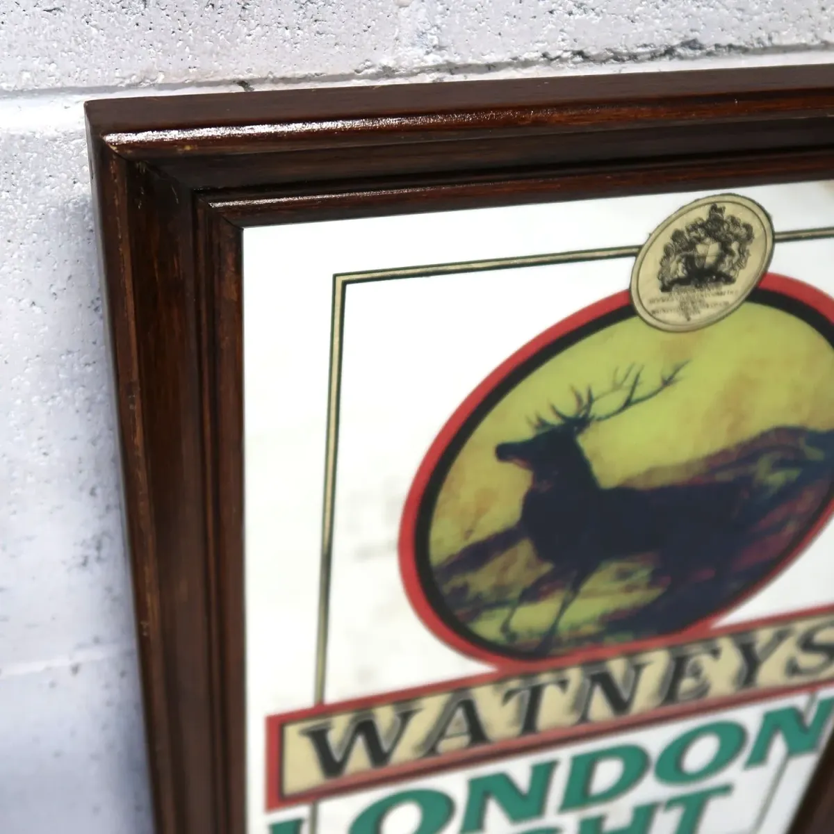 WATNEYS LONDON LIGHT ビンテージ パブミラー