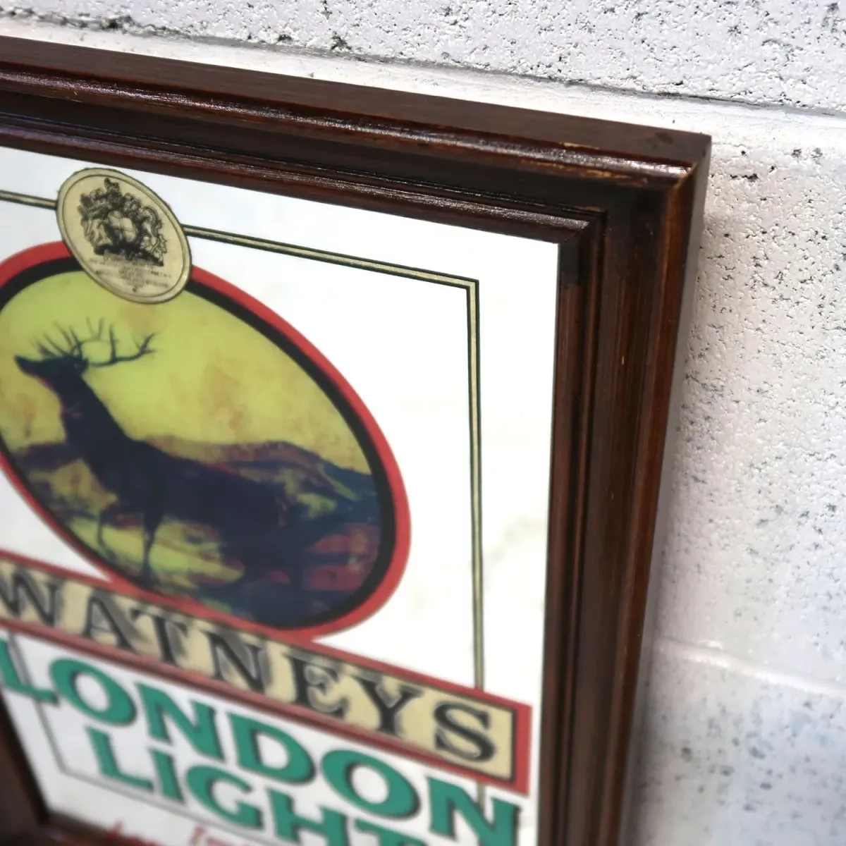 WATNEYS LONDON LIGHT ビンテージ パブミラー