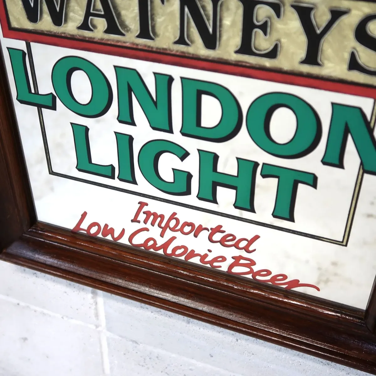 WATNEYS LONDON LIGHT ビンテージ パブミラー