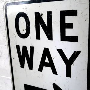 ビンテージ ロードサイン ONE WAY