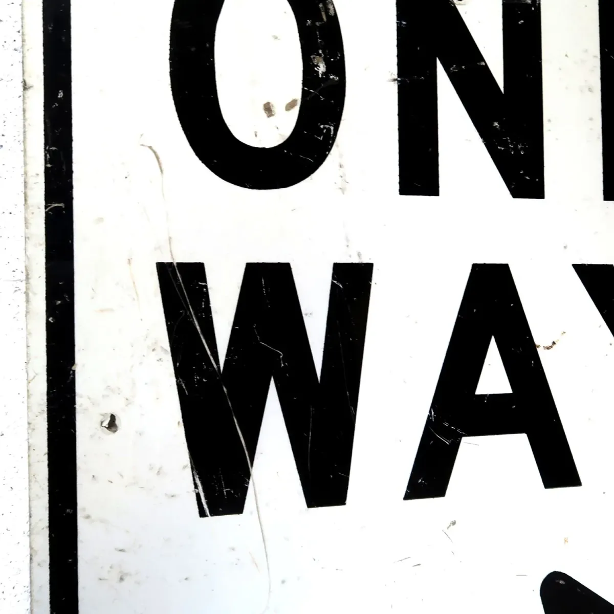 ビンテージ ロードサイン ONE WAY