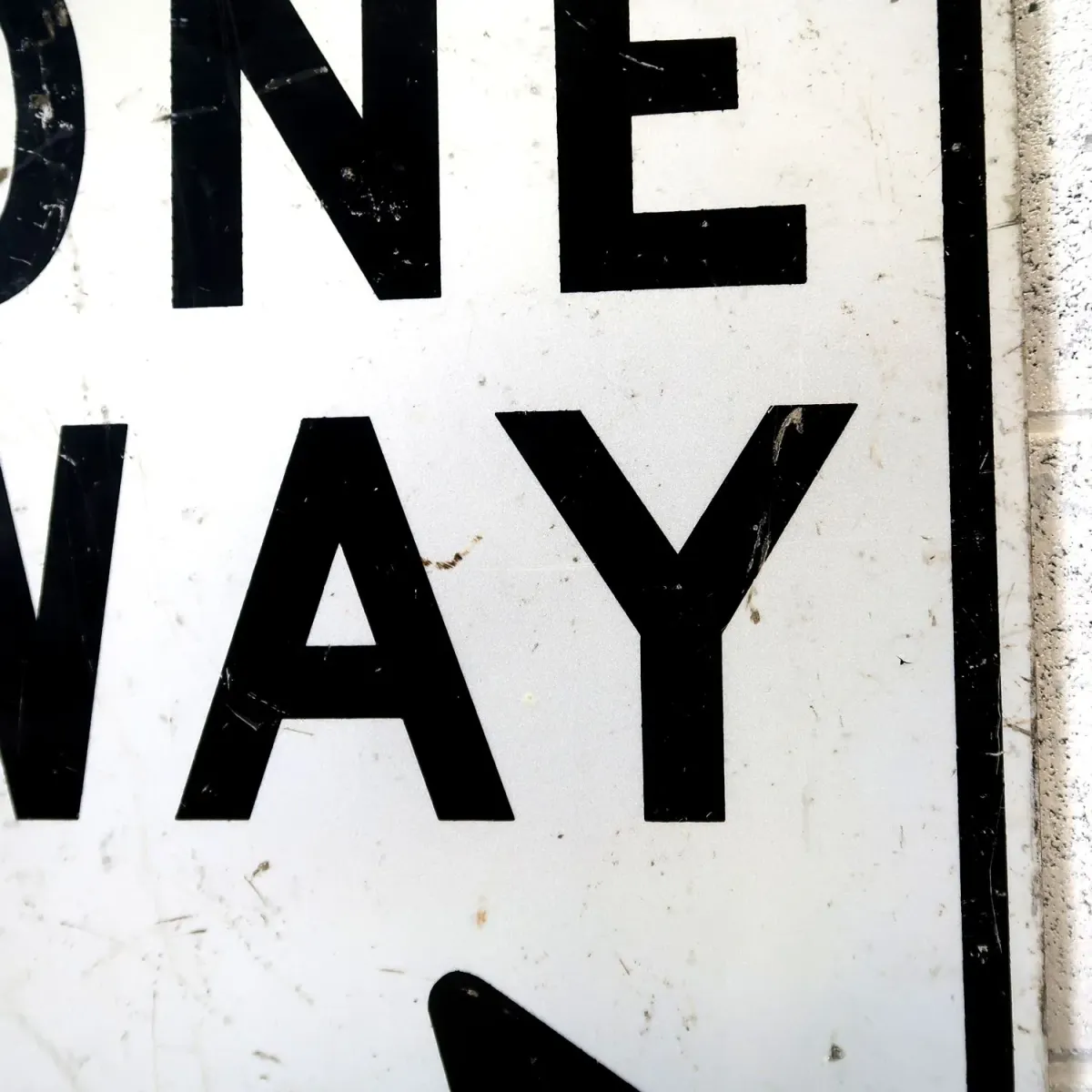 ビンテージ ロードサイン ONE WAY