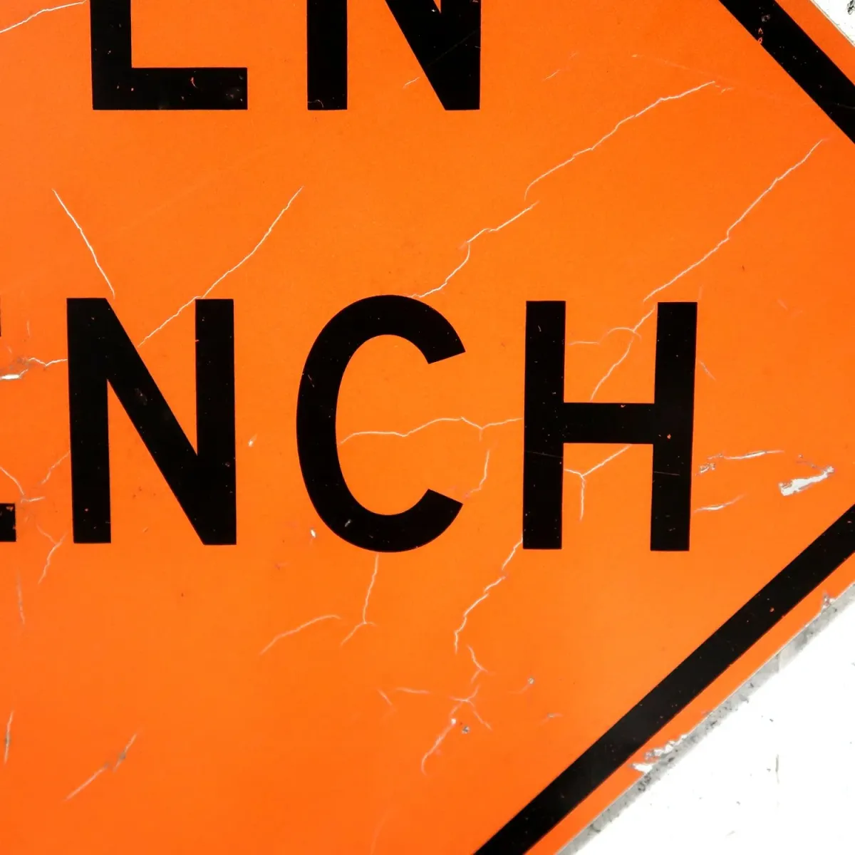 OPEN TRENCH ビンテージ ロードサイン