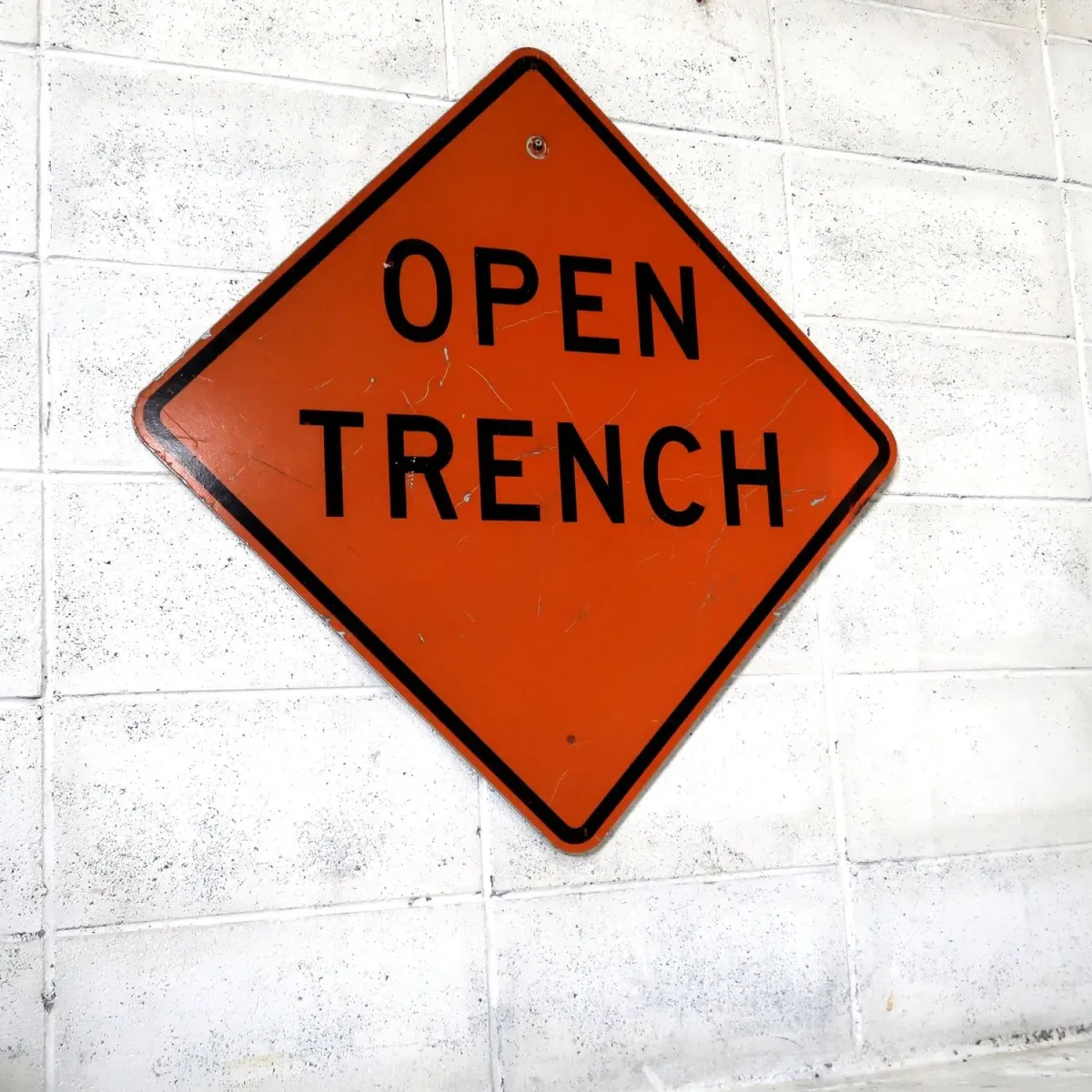 OPEN TRENCH ビンテージ ロードサイン