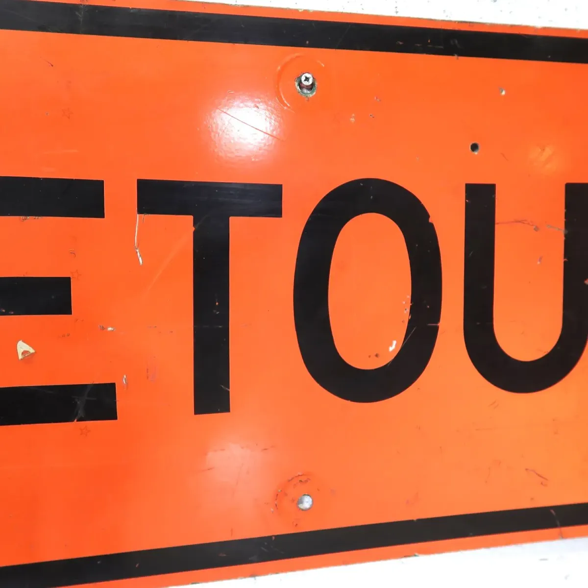 DETOUR ビンテージ ロードサイン